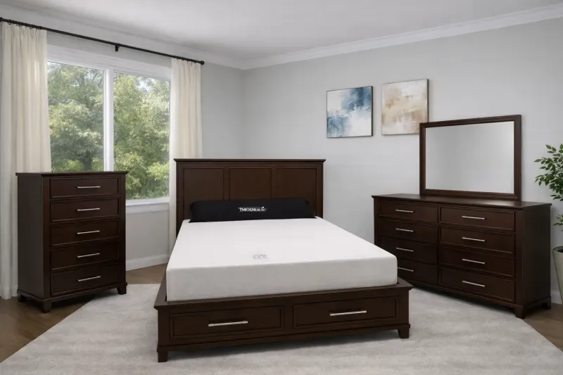 Espresso Storage Bedroom Set