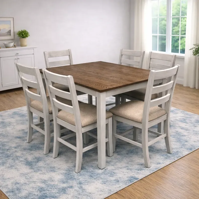 7-Piece Light Dining Set