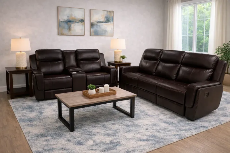 Leather Sofa Set Final Sale