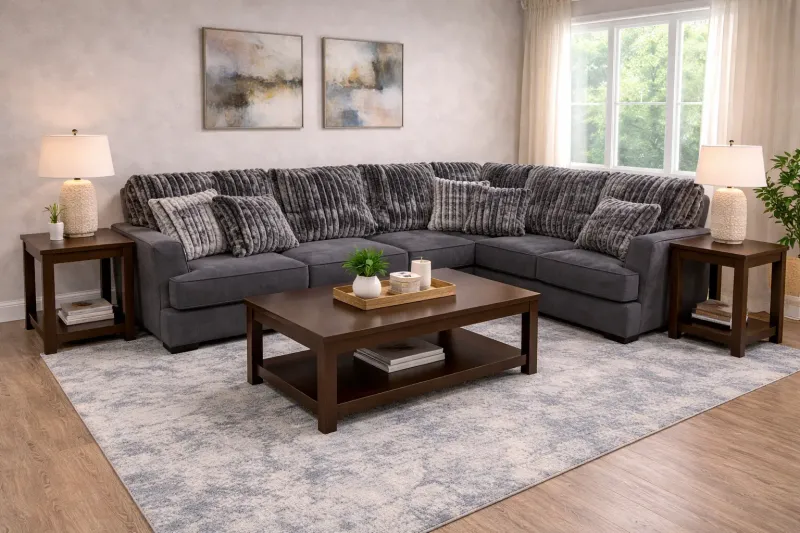 Velvet Sectional Final Sale